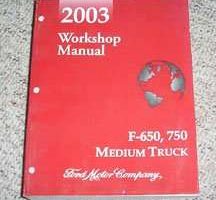 2003 Ford F-650, F-750 Medium Truck Service Manual