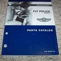 2003 Harley Davidson FLT Police Models Parts Catalog