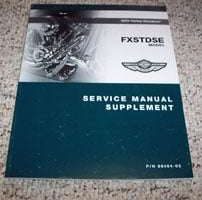 2003 Harley Davidson Screamin Eagle Deuce FXSTDSE Service Manual Supplement