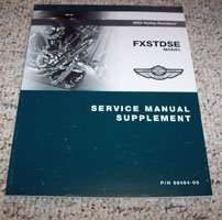 2003 Harley Davidson Screamin Eagle Deuce FXSTDSE Shop Service Repair Manual Supplement