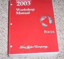 2003 Ford Focus Shop Service Repair Manual