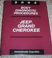 2003 Jeep Grand Cherokee Body Diagnostic Procedures Manual