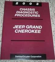 2003 Jeep Grand Cherokee Chassis Diagnostic Procedures Manual