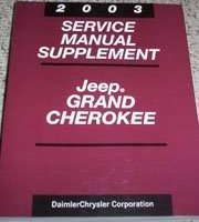 2003 Jeep Grand Cherokee Shop Service Repair Manual Supplement