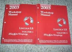 2003 Lincoln LS Shop Service Repair Manual