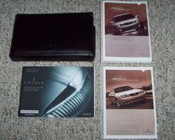 2003 Lincoln LS Owner's Operator Manual User Guide Set