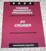 2003 Chrysler PT Cruiser Chassis Diagnostic Procedures Manual