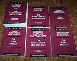 2003 Dodge Ram Truck 1500 2500 3500 Shop Service Repair Manual Complete Set