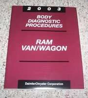 2003 Dodge Ram Van & Wagon Body Diagnostic Procedures
