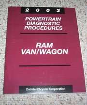 2003 Dodge Ram Van & Wagon Powertrain Diagnostic Procedures