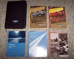 2003 Ford Ranger Owner's Manual Set