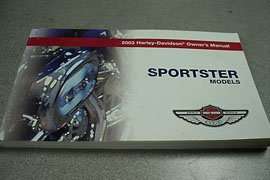 2003 Harley Davidson Sportster Models Owner's Manual