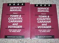 2003 Chrysler Town & Country Shop Service Repair Manual
