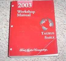 2003 Ford Taurus Service Manual