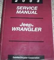 2003 Jeep Wrangler Shop Service Repair Manual