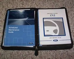 2003 Ford Escort ZX2 Owner's Manual Set