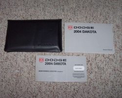 2004 Dodge Dakota Owner's Operator Manual User Guide Set