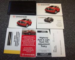 2004 Dodge Durango Owner's Operator Manual User Guide Set
