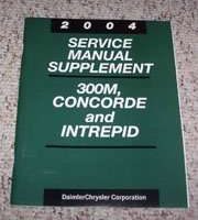 2004 Chrysler Concorde & 300M Shop Service Repair Manual Supplement