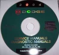 2004 Dodge Durango Shop Service Repair Manual CD