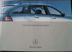 2004 Mercedes Benz C240 & C320 C-Class Sport Wagon Owner's Operator Manual User Guide