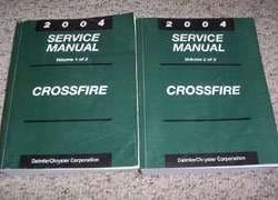 2004 Chrysler Crossfire Shop Service Repair Manual
