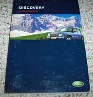 2004 Land Rover Discovery Owner's Operator Manual User Guide
