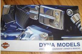 2004 Harley Davidson Dyna Models Owner's Manual