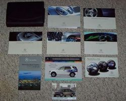 2004 Mercedes Benz E-Class E320, E500 & E55 AMG Sedan Owner's Operator Manual User Guide Set