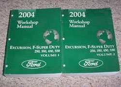 2004 Ford F-350 Super Duty Truck Service Manual