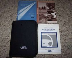 2004 Ford F-350 Super Duty Truck Owner Operator User Guide Manual Set