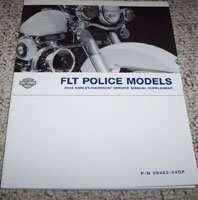 2004 Harley Davidson FLT Police Models Service Manual Supplement