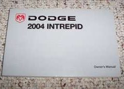 2004 Dodge Intrepid Owner's Operator Manual User Guide