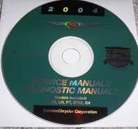 2004 Chrysler Town & Country Shop Service Repair Manual CD