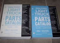 2004 Ford F-350 Super Duty Truck Parts Catalog Text & Illustrations