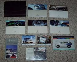 2004 Mercedes Benz ML320, ML350, ML430, ML500 & ML55 AMG M-Class Owner's Operator Manual User Guide Set