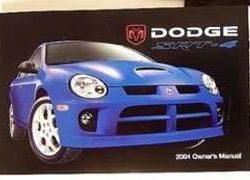 2004 Dodge Neon SRT-4 Owner's Operator Manual User Guide