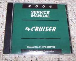 2004 Chrysler PT Cruiser Shop Service Repair Manual CD