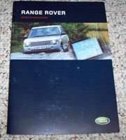 2004 Land Rover Range Rover Navigation Owner's Operator Manual User Guide