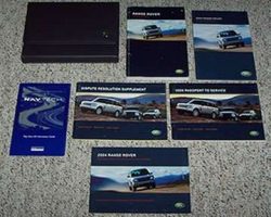 2004 Land Rover Range Rover Owner's Operator Manual User Guide Set