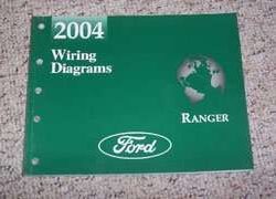2004 Ford Ranger Electrical Wiring Diagrams Troubleshooting Manual