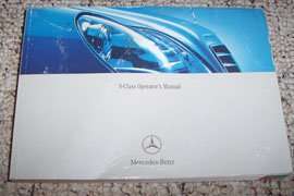 2004 Mercedes Benz S430, S500, S600 & S55 AMG S-Class Owner's Operator Manual User Guide