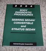 2004 Chrysler Sebring Sedan & Convertible Body Diagnostic Procedures Manual