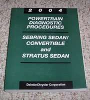2004 Chrysler Sebring Sedan & Convertible Powertrain Diagnostic Procedures Manual