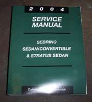 2004 Chrysler Sebring Sedan & Convertible Shop Service Repair Manual