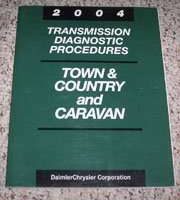 2004 Chrysler Town & Country Transmission Diagnostic Procedures Manual