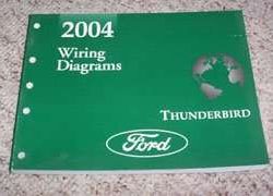 2004 Ford Thunderbird Electrical Wiring Diagrams Troubleshooting Manual
