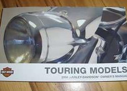 2004 Harley Davidson Electra Glide Touring Models Owner's Manual