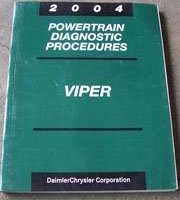 2004 Dodge Viper Powertrain Diagnostic Procedures Manual