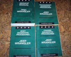 2004 Jeep Wrangler Shop Service Repair Manual Complete Set